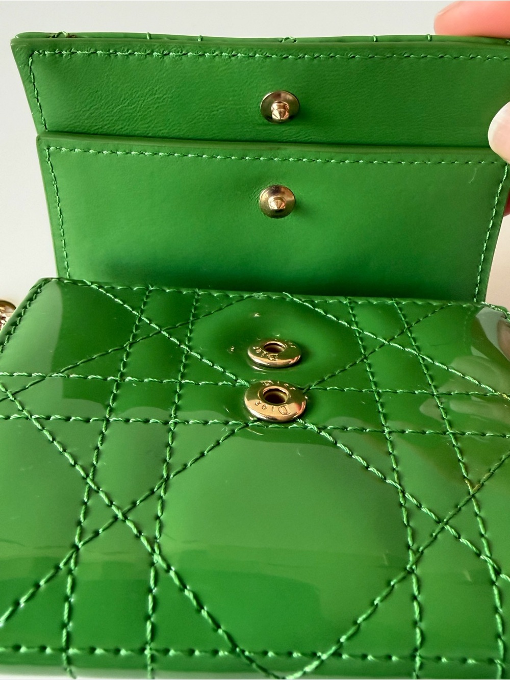 Christian Dior Lady Dior Lotus Wallet - Picture 17 of 17
